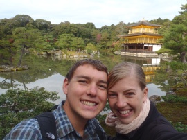 Beth and me at the"Golden Shrine"